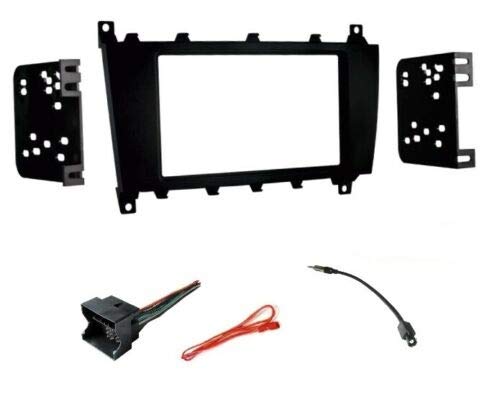 UGAR Car Dash Radio Fascia Kit For Mercedes S-Class (W220) 1998-2005 - 2 DIN Mount