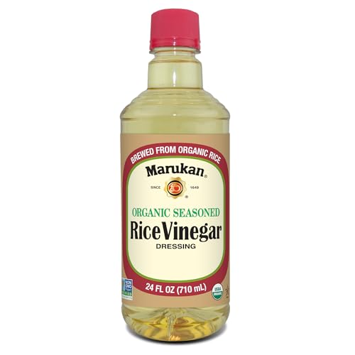 Marukan Organic Seasoned Rice Vinegar for Sushi & Cooking, USDA Organic, Marukan Rice Vinegar (24 fl...