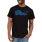 Junk Food NFL - Detroit Lions - Pennant - Officially Licensed Adult Short Sleeve Fan Tee for Men and Women