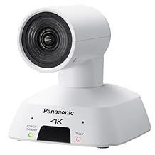 Panasonic AW-UE4WG 4K UltraHD Compact Integrated PTZ Camera with IP Streaming, White