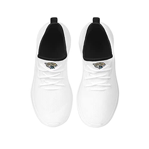 Image of FOCO NFL Womens NFL Team Logo White Athletic Shoes Sneakers
