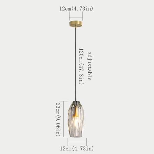 Chandelier LED cristal et cuivre pour un éclairage de luxe - 5