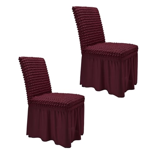 NICEEC Dining Room Chair Covers for Dining Chair Covers Set of 2