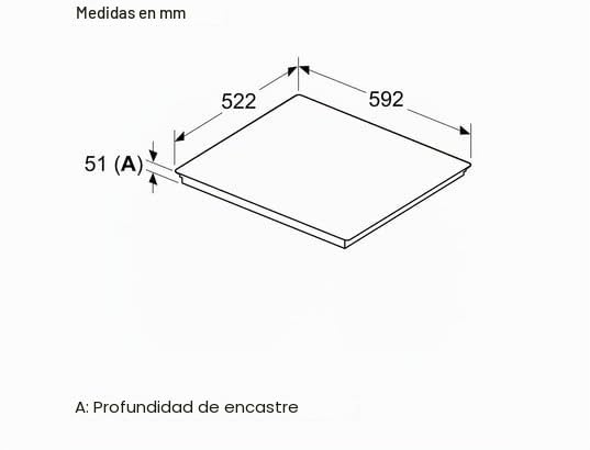 Siemens Placa de inducción inteligente iQ500, 60 cm, ED651HQB1E | Home Connect, botón favorito, función de pausa, bloqueo para niños, indicador de calor residual, vitrocerámica