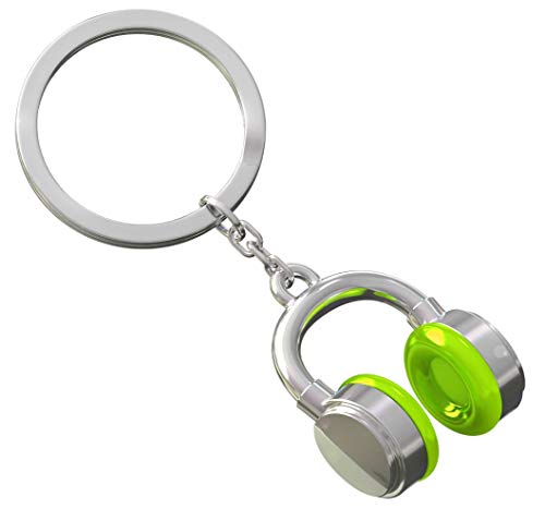 Metalmorphose Headphones Keychain Music Gift Accessory- Green