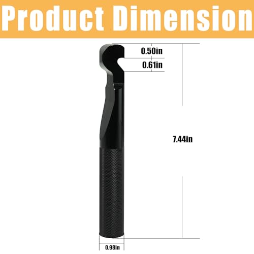 Image of RZR Belt Changing Tool for Po-laris RZR 570S 800S 900S 1000 XP4 Turbo Trail S 900 1000 2008-2024 Belt Removal Tools Kit, 7.44 x 0.98 Inch Black