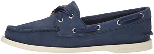 Sperry Women's Authentic Original Boat Shoe, Navy Satin, 5.5 | Image 7