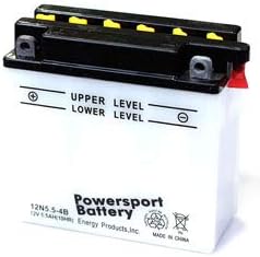 Technical Precision Replacement for Battery 12N5.5-4B Power Sport Battery