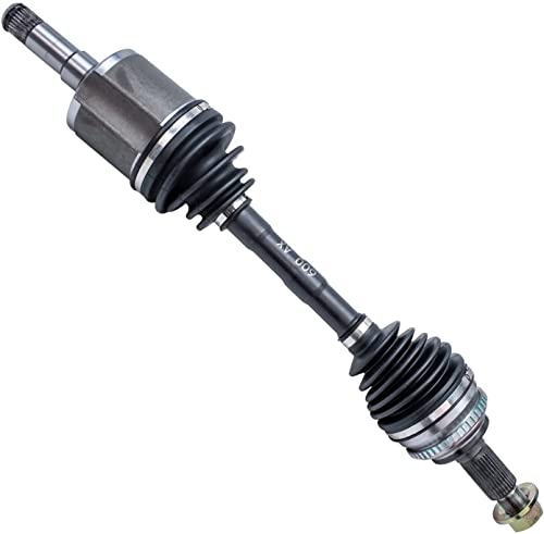 Image of Detroit Axle - FWD Front 2pc CV Axles for 07-14 Ford Edge Lincoln MKX, 2 CV Axle Shafts Assembly 2007 2008 2009 2010 2011 2012 2013 2014 Replacement