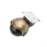 4pcs 1.5 "Ball Caster Ruote Oro Acciaio PP Mobili