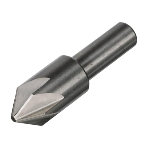 Drill America - DEWCHAT1/2-60 1/2"-60 High Speed Steel 6 Flute Chatterless Countersink, Dew Series by Drill America - Used condition - US$8.30