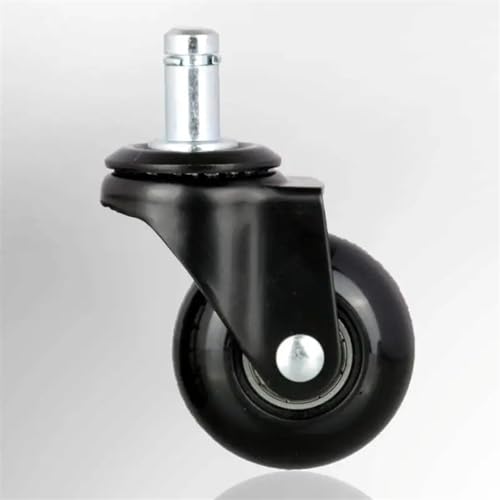 Roulettes de chaise anti bruit 2 pouces universelles pour éliminer les rayures au sol