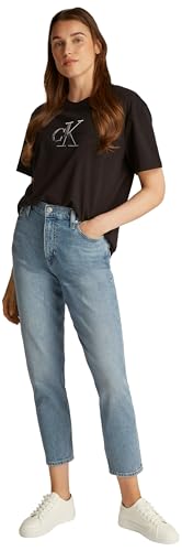 Calvin Klein MOM JEAN Kadın Kot Pantolon, İndigo, 27W / 28L