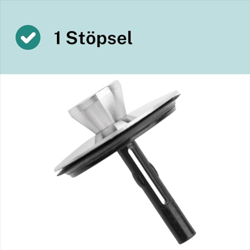Waschbecken Stöpsel passend als Ersatzteil für IKEA ODENSVIK RINNEN KATTEVIK etc. Waschbeckenstöpsel Bad Abflussstopfen (1 Stück)