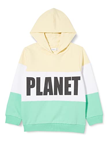 NAME IT Unisex NKNDIXO SWE W Hood UNB Kapuzenpullover, Flan, 122/128