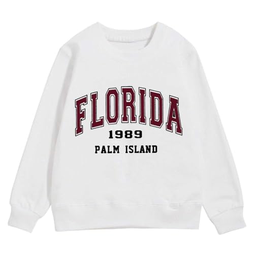 Los Angeles Girls and Toddlers' Crew-Neck Sweatshirts Lightweight Cute Tops Pullover Fall Winter Blouse Outfits Clothes3