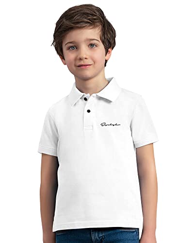 Image of EYEBOGLER Polo Neck Half Sleeve Solid Boys Tshirt