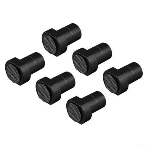 Hundeschelle aus Aluminiumlegierung, 6 Stück, für Holzbearbeitungstisch, sorgt für feste Werkstückunterstützung (20 mm rot)
