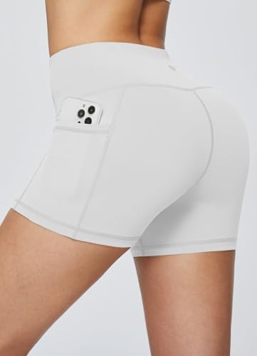 Image of baleaf Women's 8 inch / 5 inch / 3 inch Biker Shorts High Waist Yoga Workout Gym Running Volleyball Spandex Shorts with Pockets