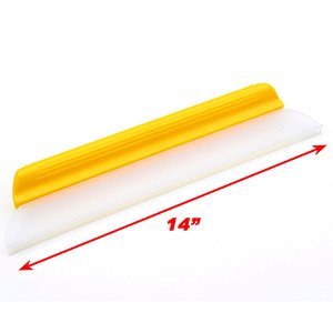 One Pass Hydroglide 14" Waterblade Silicone Y-Bar Squeegee Yellow #TOP1