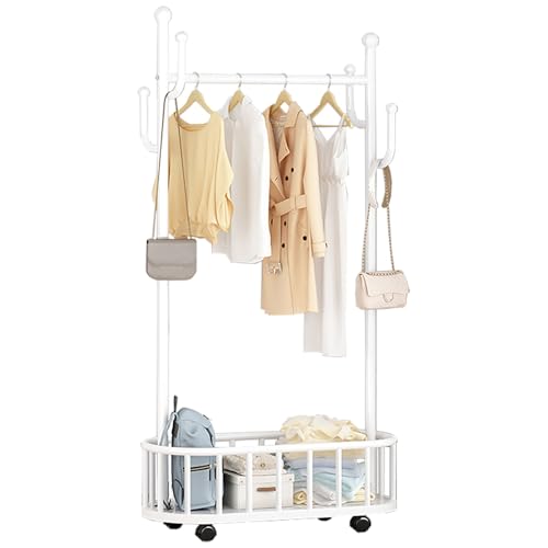 Portant à vêtements pour optimiser les petits espaces chambre et entrée - 2
