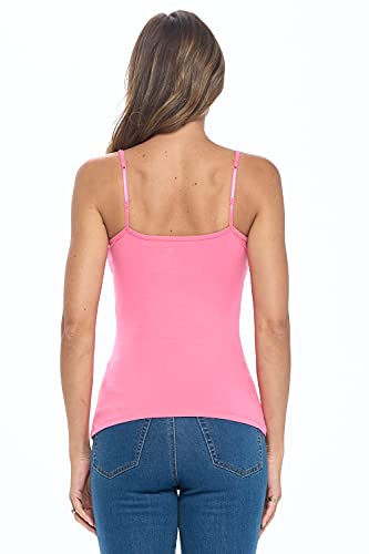Image of Natural Uniforms Women's Camisole Tank Top-Breathable Cotton Stretch