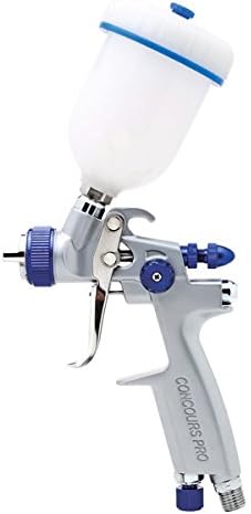 Eastwood Concours Pro HVLP Detail Gun 1.0Mm Steel Construction Low CFM 100Cc Cup