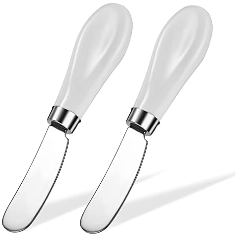 AISBUGUR 2 Pack Stainless Steel Butter Spreader Knife Cover