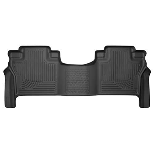 Weatherbeater Floor Mats | Fits 2017-2024 Nissan Titan, 2016-2024 Nissan Titan XD (Crew Cab) | 2nd Row, 1-pc Black - HUSKY LINERS 14601