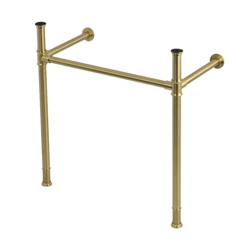 Kingston Brass VPB34287 Fauceture Stainless Steel Console Sink Legs, Brushed Brass
