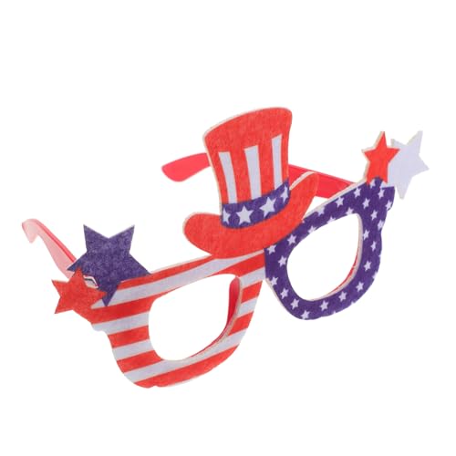 minkissy 4th of July Party Glasses Usa Decorations Patriotic Sunglasses Independence Day Props