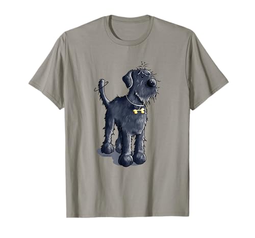 Lustiger Riesenschnauzer Hund Schnauzer für Hundefreunde T-Shirt