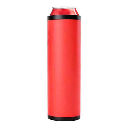 Funda para enfriador de latas – PP | Aislador de botellas | Fundas para latas, soporte aislante, funda para cerveza en casa, cocina, comedor, cerveza, café, universidad, viajes, coche, bebida fría