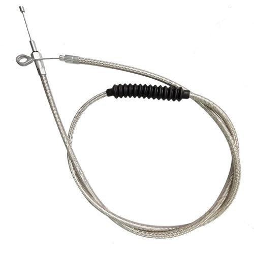 Câble d'embrayage tressé acier inoxydable 170cm contre câble dur
