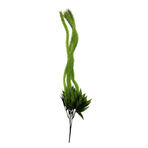 Image of Enhance Your Space with Artificial Leaf Decor Foliage for Stunning Interiors Decorative Items for Home;Office; Room; Living Room; Table; (Without Vase) (Pack of 1, Grean 3)