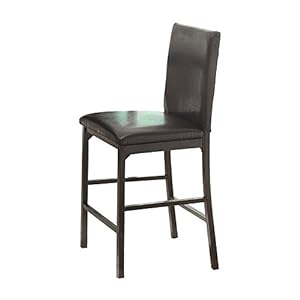 Homelegance Tempe Dining Counter Height Chair (Set of 4), Dark Brown