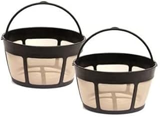 2 Pack Cuisinart Gtf-b Gold Tone Coffee Filter 8-12 Cup Permanent Basket Style