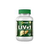GENONE Liv#1 Herbal Supplement, Liver Cleanse, Support Liver Detoxification, Eliminates Waste, Cleansing, Herbal 60 Tablets, 30 Day Supply