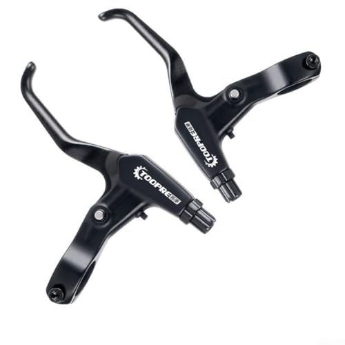 FR5 Aluminum Alloy Bicycle Brake Lever Set,For Mountain Bike V-Brake Disc Brake System,With 22.3mm Handlebar Mount(Black)