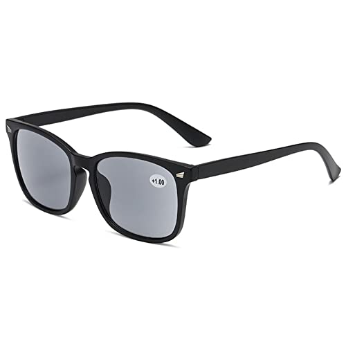 MAGIMODAC Womens Mens Reading Glasses Sunglasses Readers UV400 Protection Matt Black 1.0+, 41mm x 52mm x 20mm x 137mm x 134mm - Image 2