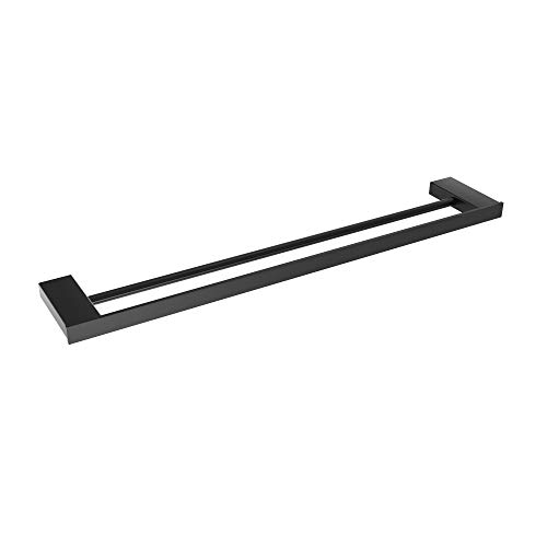 ICO Bath V318 Volkano Cinder Series 24" Towel Bar - Matte Black