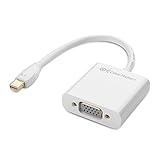 Cable Matters Mini DisplayPort to VGA Adapter (Mini DP to VGA) in White - Thunderbolt | Thunderbolt 2 Port Compatible