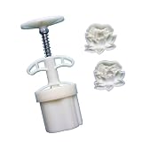 Zhoushen Doppelgroßes Kuchenform-Set, 50 g und 75 g, zum Backen, Desserts, Dim Sum Press-Design, multifunktionale Backform