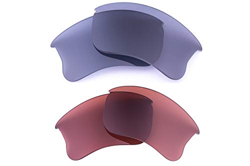 Image of Polarized Replacement Lenses Compatible with Oakley Flak Jacket XLJ Sunglasses - Crafted in USA -
