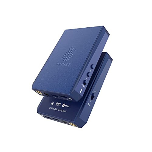 HIDIZS DH80S DAC y AMP balanceado portátil, amplificador de decodificación de audio portátil DSD64/128, salida de puerto de para sistema Windows 10/Mac OS/iPad OS/Android/iOS