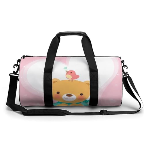 Sac de voyage duffel bag ours oiseau étanche et ergonomique