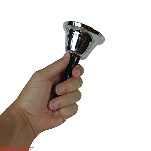 Silver Tone Metal Wedding Handheld Christmas Bell Ring For A Kiss 12 Pk #TOP2