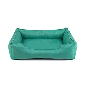 Slatters Be Royal Store Reversible Dual Ultra Soft Velvet Green Color Luxury Sofa Bed PET Bed | Dog Bed | CAT Bed | Puppies Puppy Bed | Rabbit Bed