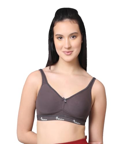 Image of Pack of 1 Non Padded Wire Free Seamless Full Coverage Sports Bra