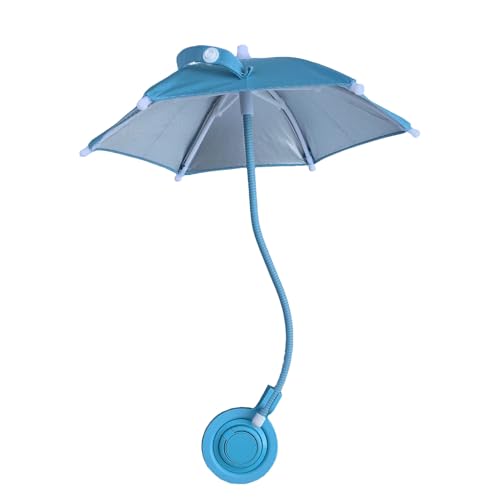 Ombrello magnetico per telefono parasole retrattile per smartphone schermo antiriflesso per aletta supporto girevole per cellulare visualizzazione a mani libere per spiaggia piscina